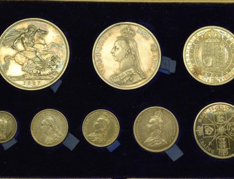 1887 Queen Victoria Jubilee Set