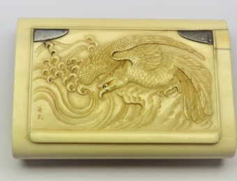 Japan Antique Ivory Box