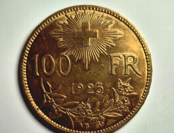 100 Francs Suisse 1925 (5000 pieces minted)