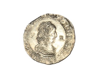 5 Reales BARCELONA 1642 Louis XIII French Occupation