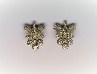 Earrings Old Mine Diamonds